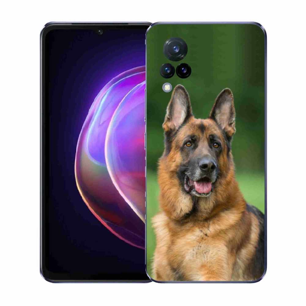 Gelový kryt mmCase na Vivo V21 4G/5G - německý ovčák