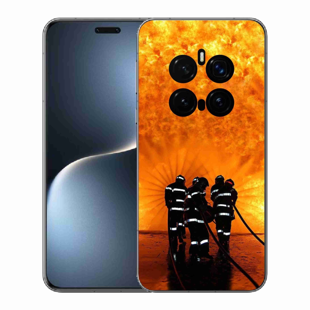 Gelový kryt mmCase na Honor Magic 7 Pro 5G - požár