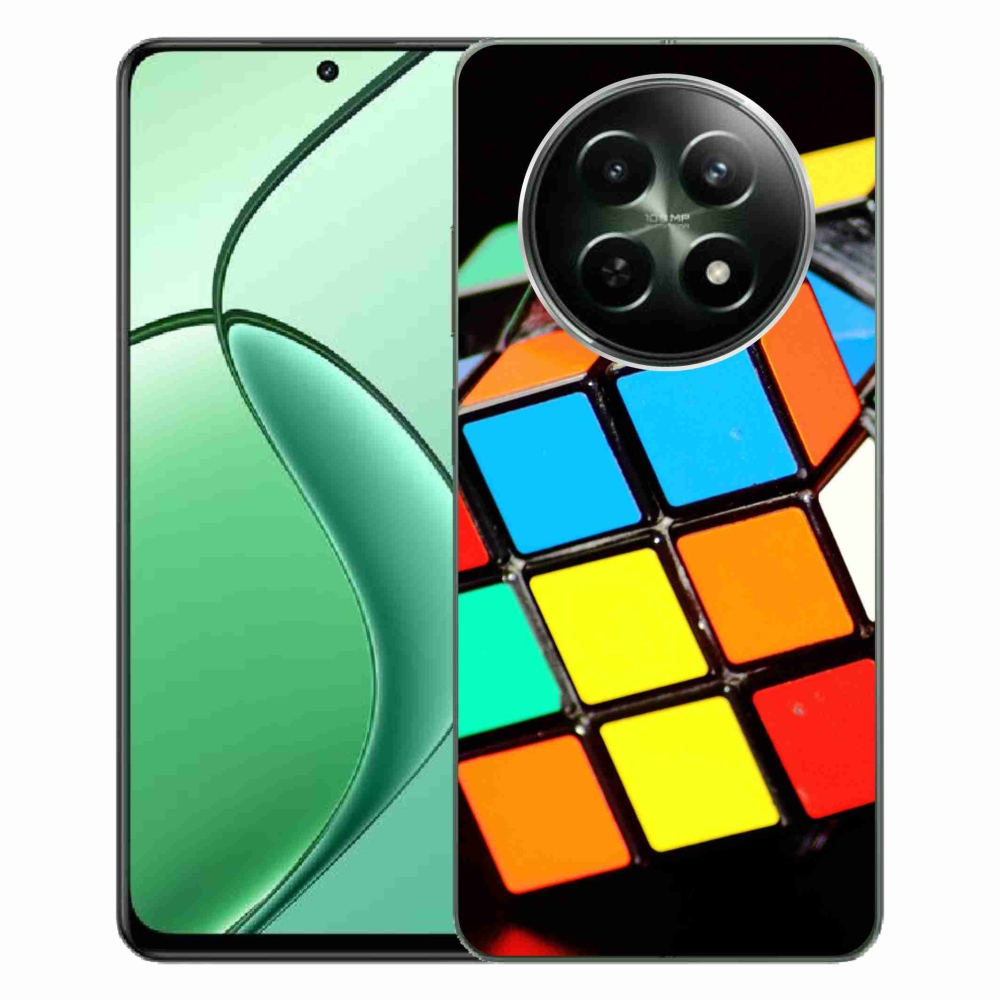 Gelový obal mmCase na Realme 12 5G/12x 5G - rubikova kostka