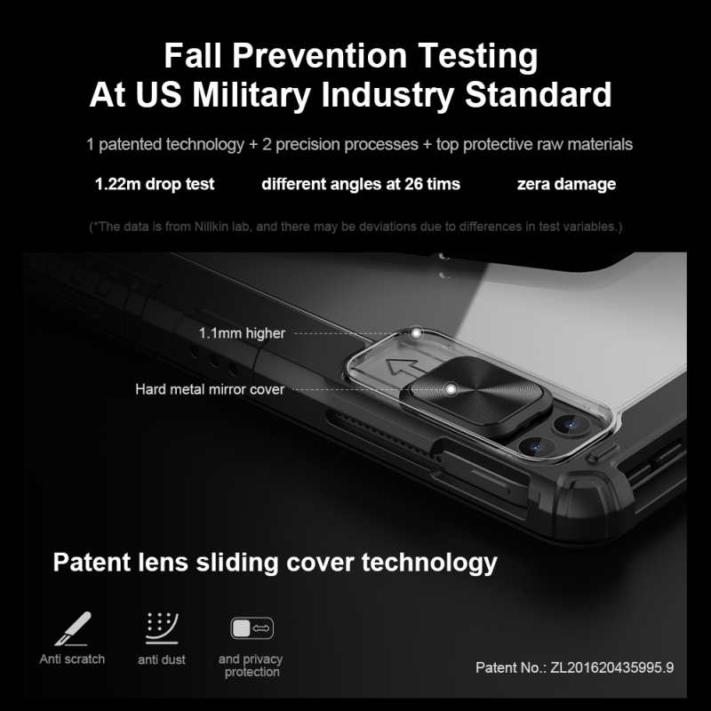 Nillkin Bumper Link Keyboard Case (Backlit Version) pro iPad Pro 12.9 2020/2021/2022/ Air 13 2024 Black