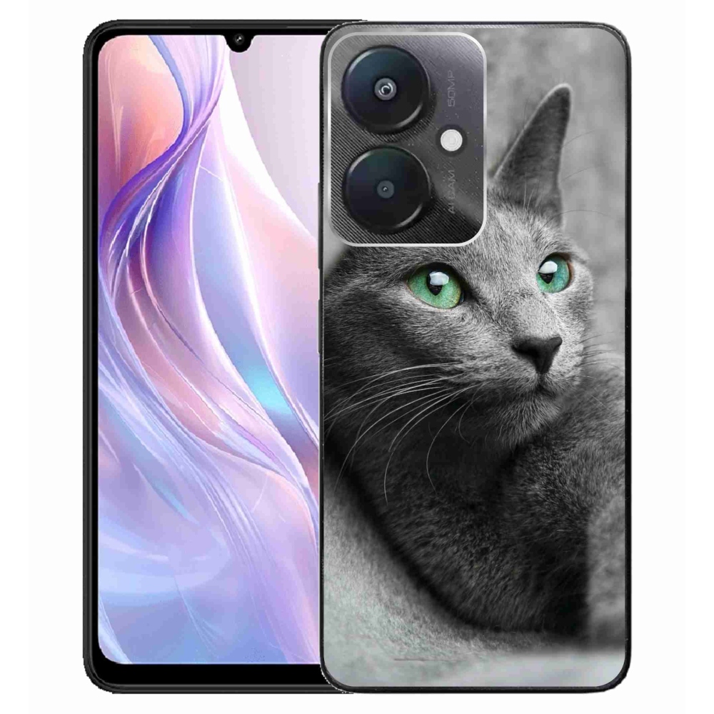 Gelový kryt mmCase na Xiaomi Redmi 13C 5G - kočka 2