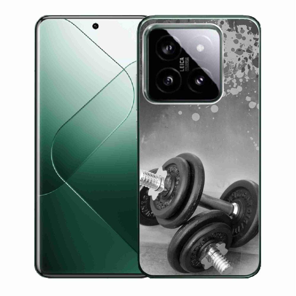 Gelový kryt mmCase na Xiaomi 14 - činky 1