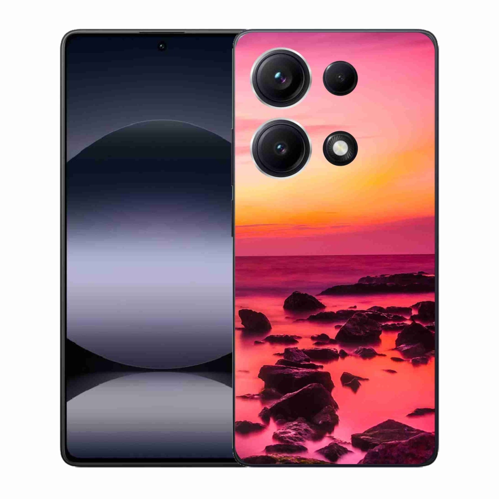 Gelový kryt mmCase na Xiaomi Redmi Note 14S - moře a záře