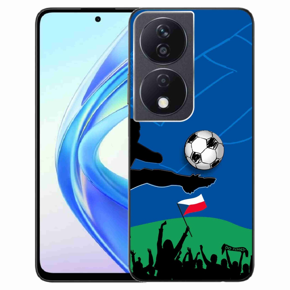Gelový kryt mmCase na Honor X7b/Honor 90 Smart - fanoušci fotbalu