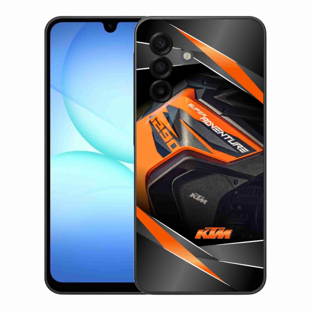 Gelový kryt mmCase na Samsung Galaxy A17 4G/5G - motorka ktm