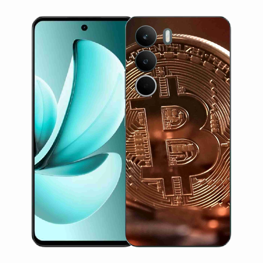 Gelový kryt mmCase na Realme C71 - bitcoin