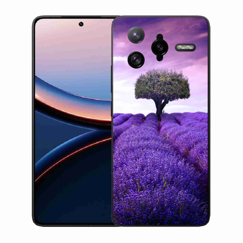 Gelový kryt mmCase na Xiaomi Poco F7 Ultra - levandulová louka