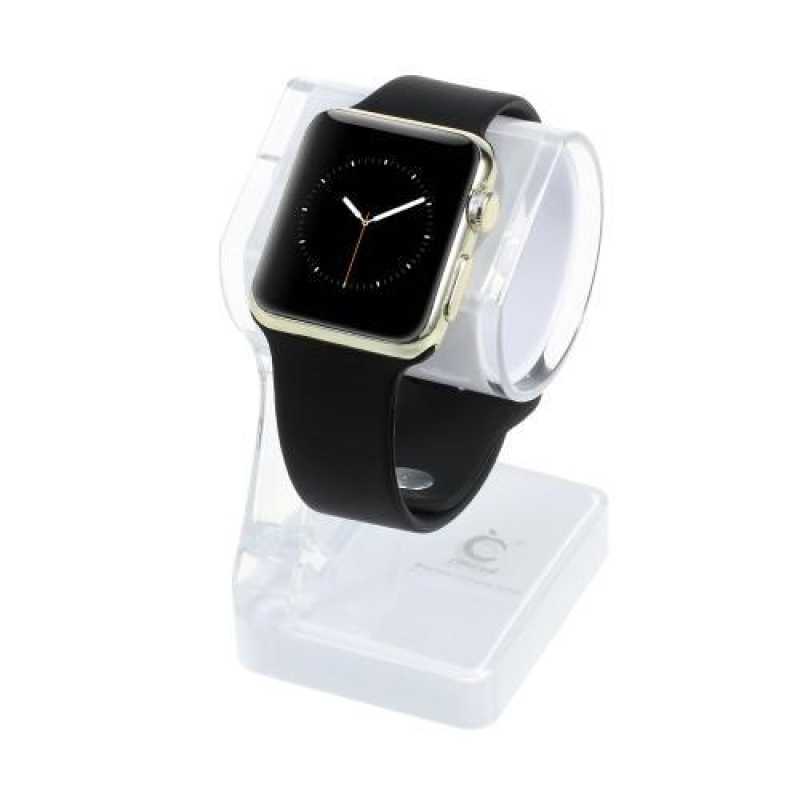 DuoColor plastový stojánek pro nabíjení Apple Watch - bílý