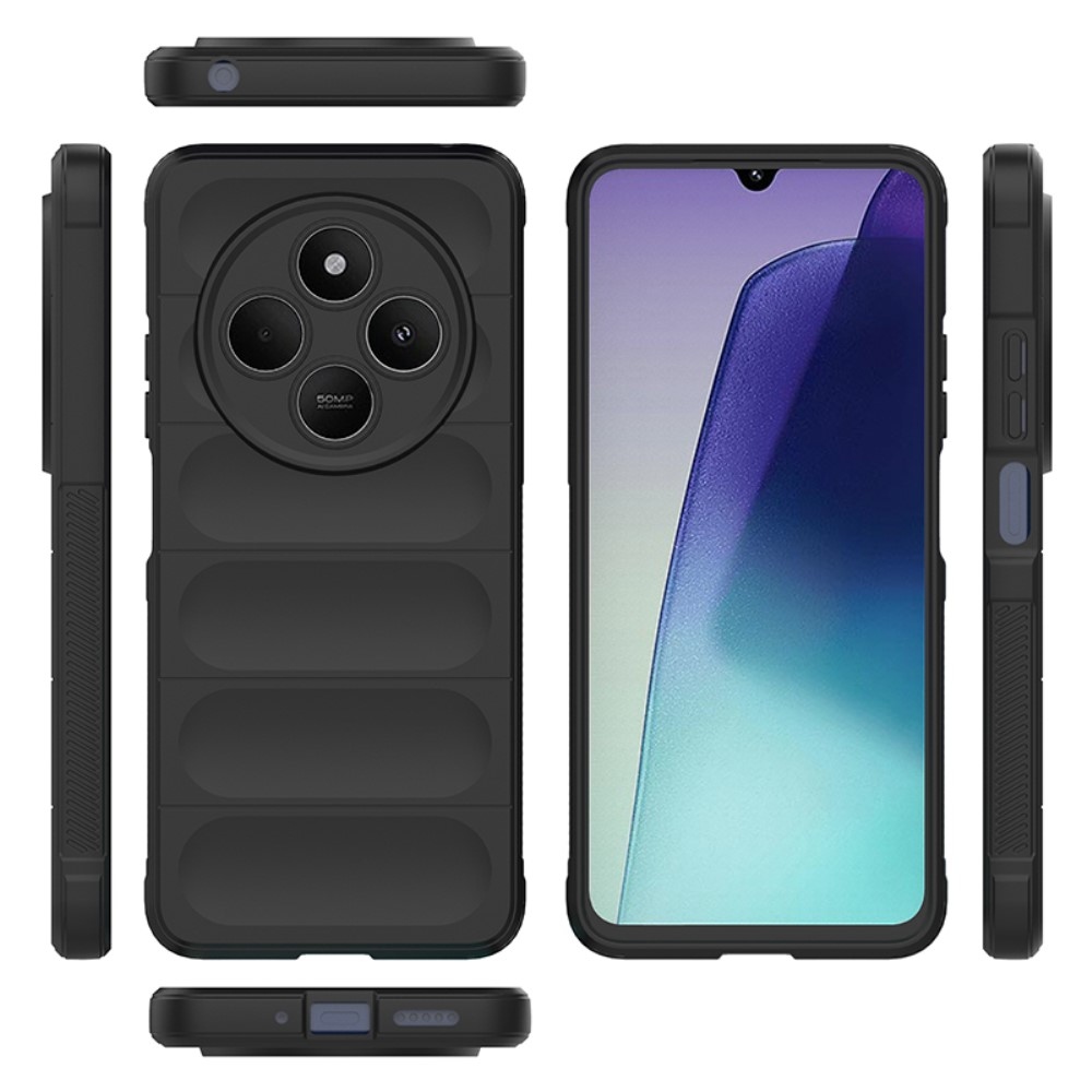 Rugg odolný gelový obal na Xiaomi Redmi 14C/Poco C75 - černý