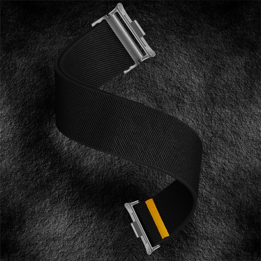 Durab nylonový elastický řemínek na Xiaomi Smart Band 10 Pro/9 Pro/8 Pro/Redmi Watch 6/5/4 - černý