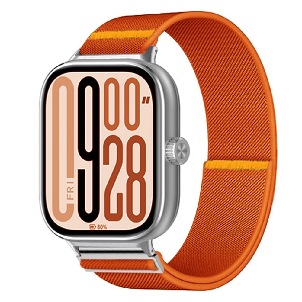 Durab nylonový elastický řemínek na Xiaomi Smart Band 10 Pro/9 Pro/8 Pro/Redmi Watch 6/5/4 - oranžový