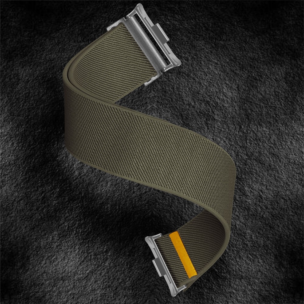 Durab nylonový elastický řemínek na Xiaomi Smart Band 10 Pro/9 Pro/8 Pro/Redmi Watch 6/5/4 - zelený