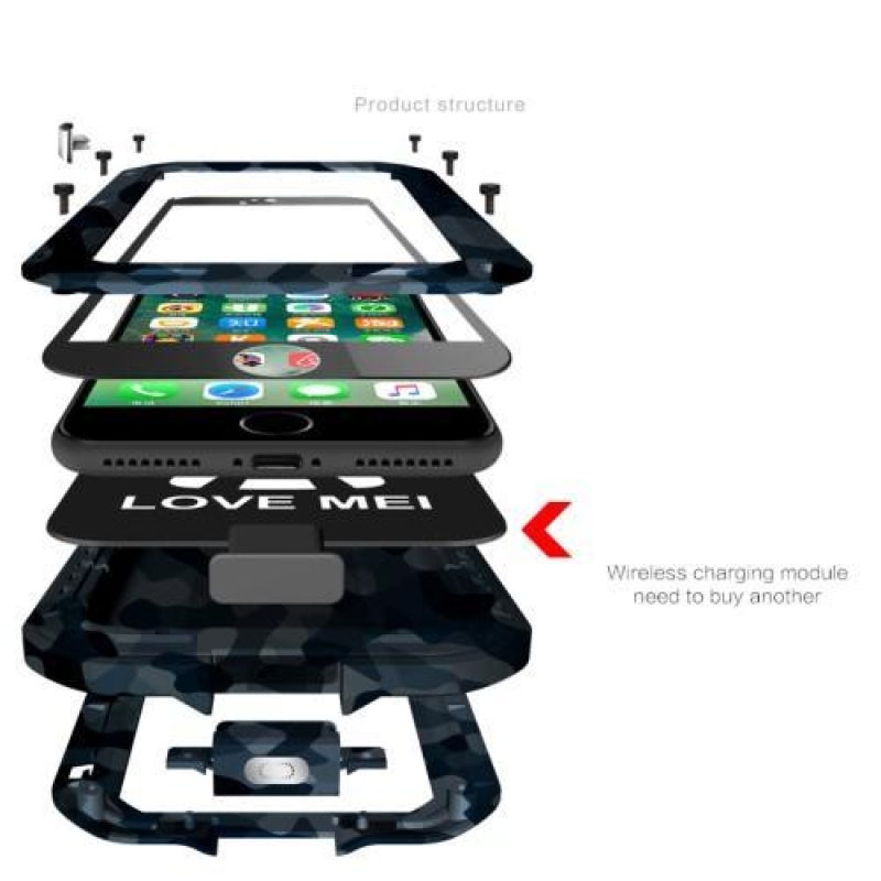 DutyExtra odolný hybridní obal na iPhone 7 Plus a 8 Plus - jungle