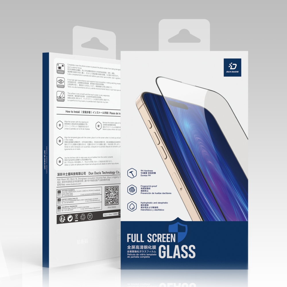 DUX 2.5D celoplošné tvrzené sklo na Samsung Galaxy S26 FE/S25 FE