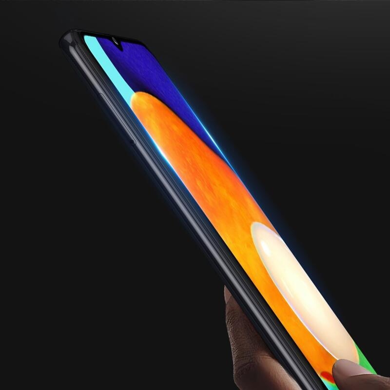 DUX celoplošné tvrzené sklo pro mobil Samsung Galaxy A03s (166.6 x 75.9 x 9.1mm)