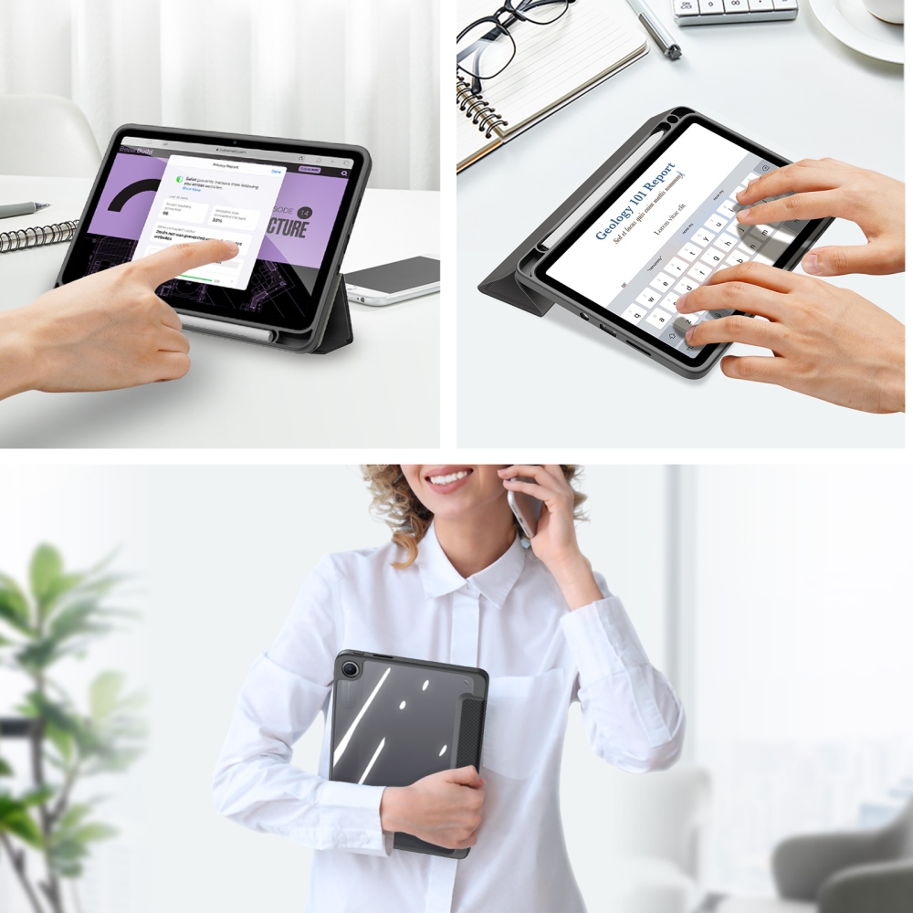 DUX chytré zavírací pouzdro na tablet Xiaomi Redmi Pad 2 9.7 - černé