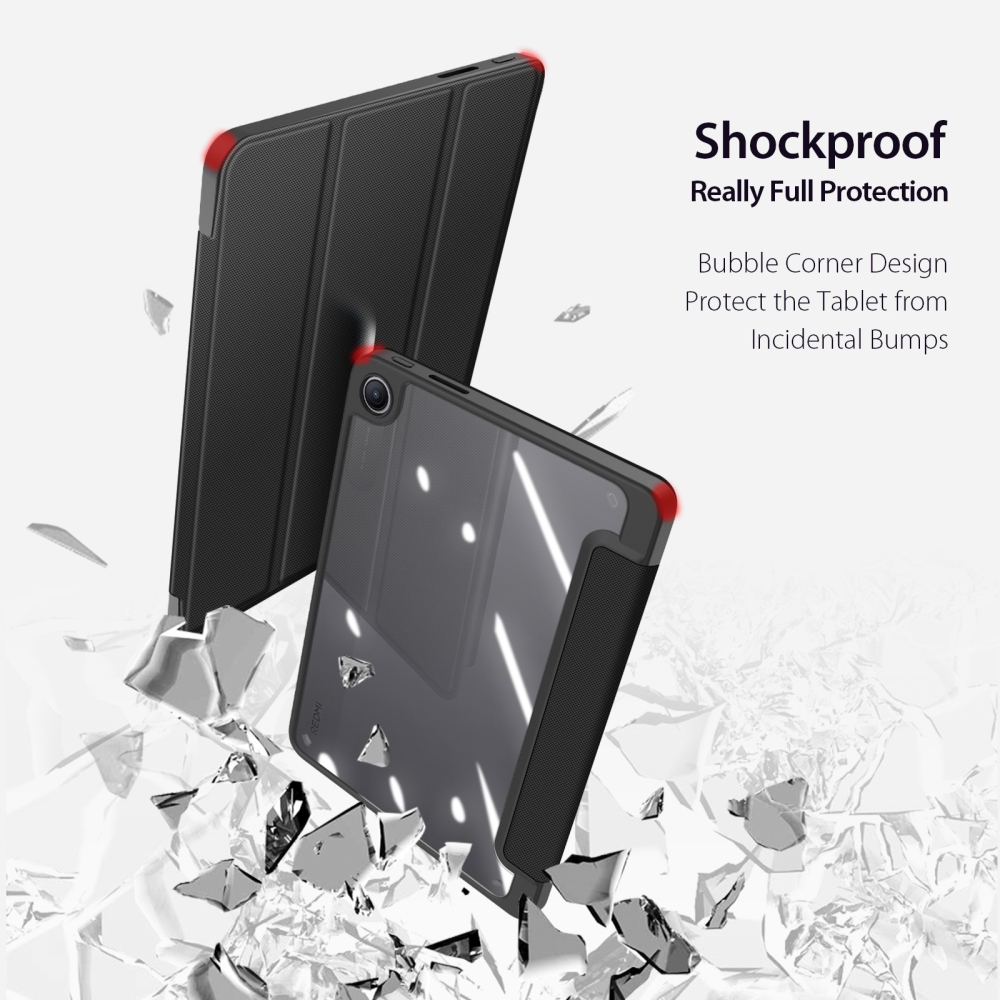 DUX chytré zavírací pouzdro na tablet Xiaomi Redmi Pad 2 9.7 - černé