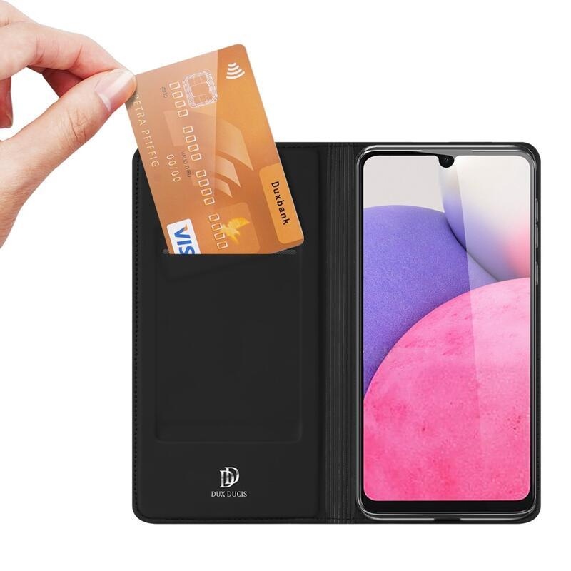 DUX elegantní PU kožené pouzdro na mobil Samsung Galaxy A33 5G - černé