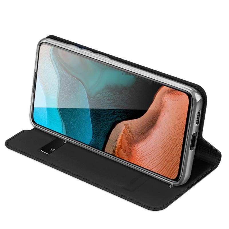 DUX elegantní PU kožené pouzdro na mobil Xiaomi Poco F2 Pro - černé
