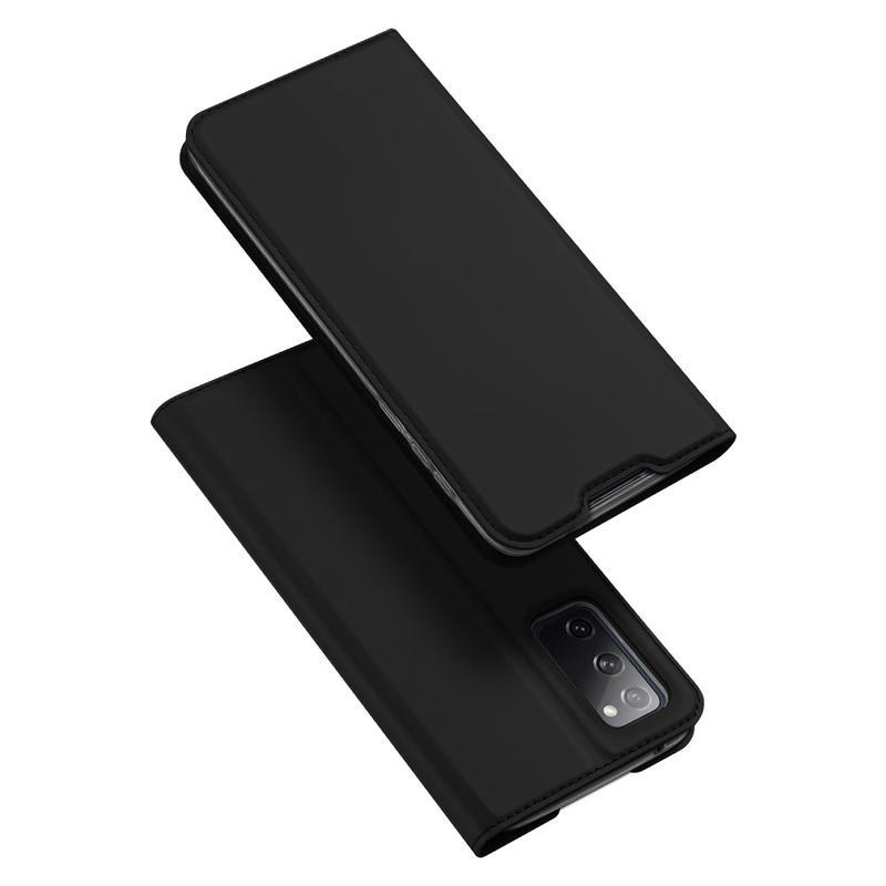 DUX elegantní PU kožené pouzdro pro mobil Samsung Galaxy S20 FE/S20 FE 5G - černé