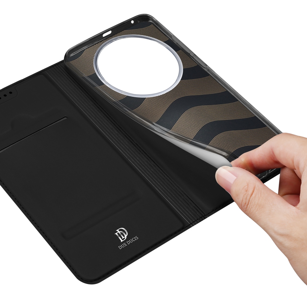 DUX knížkové pouzdro na Honor Magic 8 Lite 5G - černé