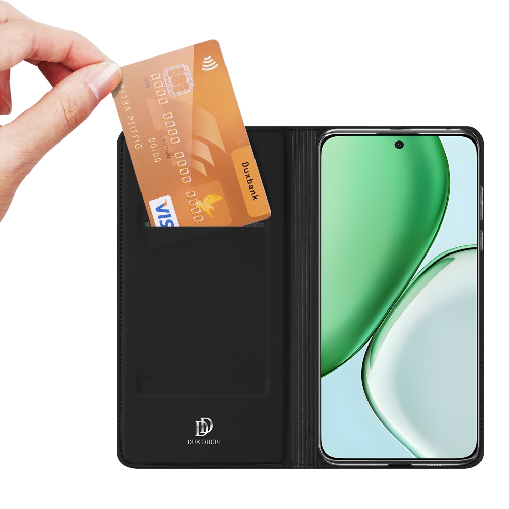 DUX knížkové pouzdro na Honor Magic 8 Lite 5G - černé