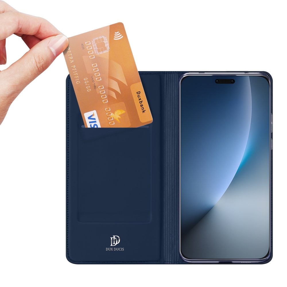 DUX knížkové pouzdro na Honor Magic 8 Pro 5G - tmavěmodré