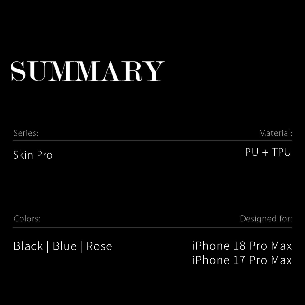 DUX knížkové pouzdro na iPhone 18 Pro Max/17 Pro Max - černý