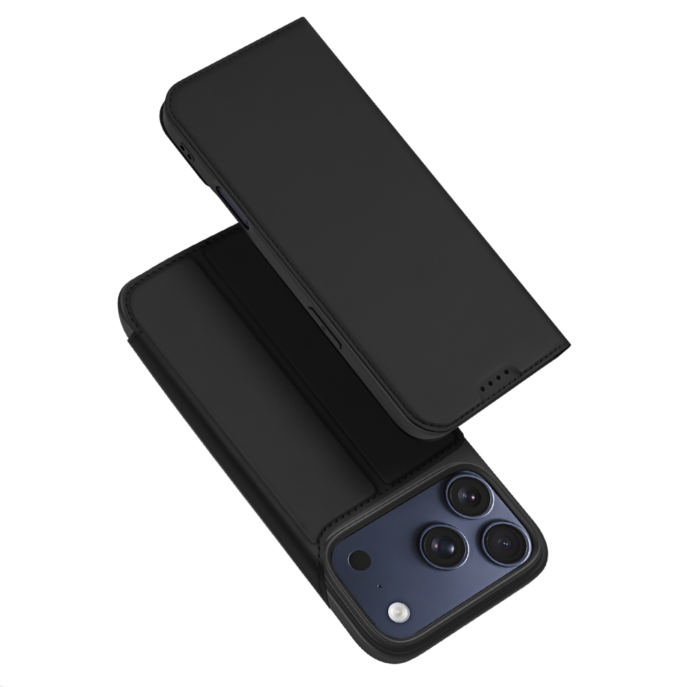 DUX knížkové pouzdro na iPhone 18 Pro Max/17 Pro Max - černý