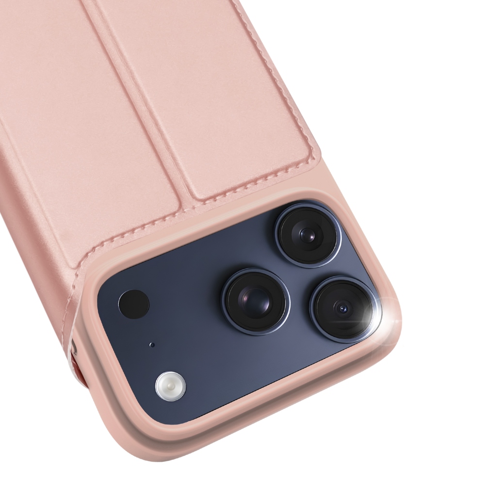 DUX knížkové pouzdro na iPhone 18 Pro Max/17 Pro Max - růžový