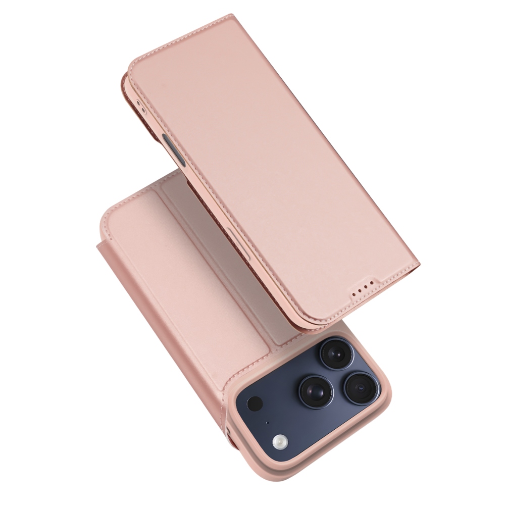 DUX knížkové pouzdro na iPhone 18 Pro Max/17 Pro Max - růžový