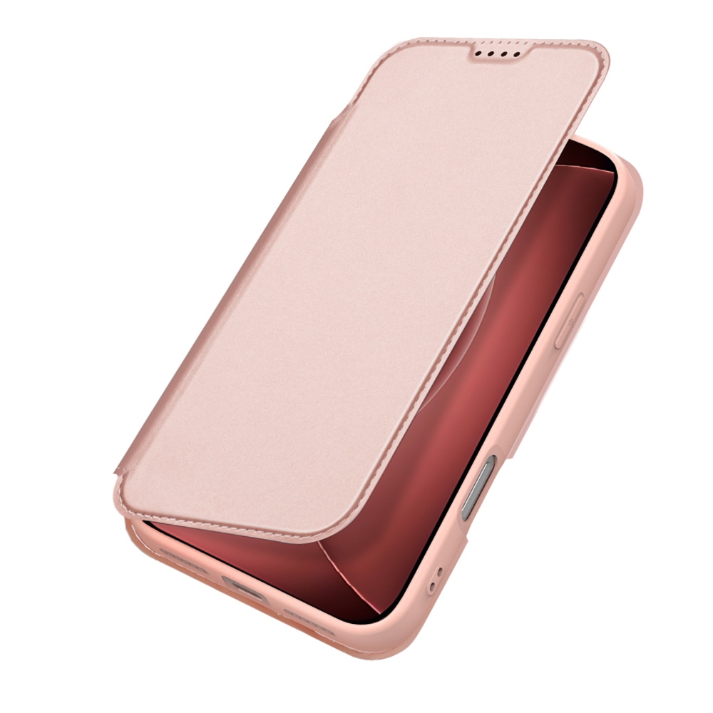 DUX knížkové pouzdro na iPhone 18 Pro Max/17 Pro Max - růžový