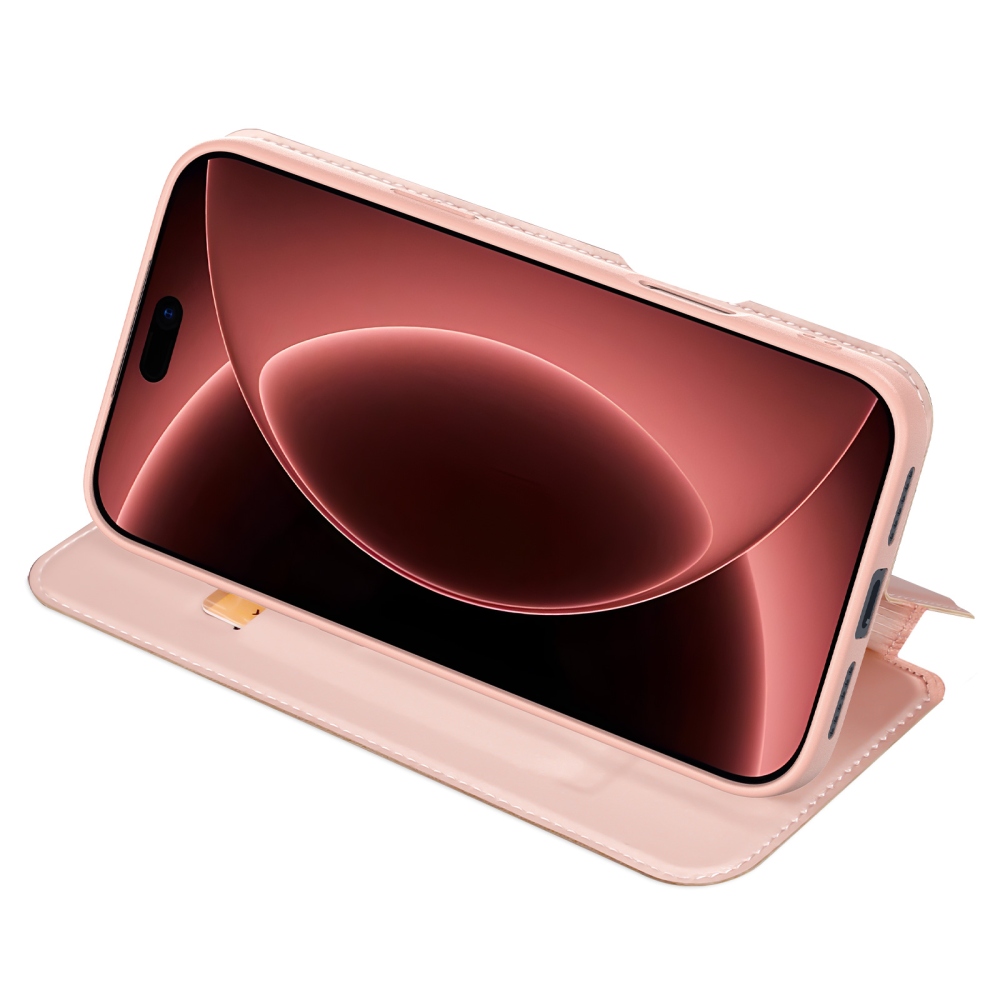DUX knížkové pouzdro na iPhone 18 Pro Max/17 Pro Max - růžový