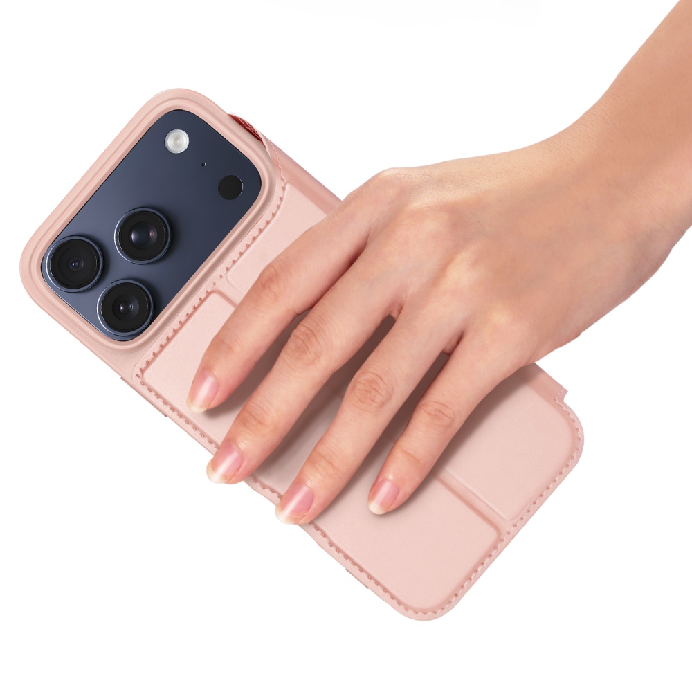 DUX knížkové pouzdro na iPhone 18 Pro Max/17 Pro Max - růžový