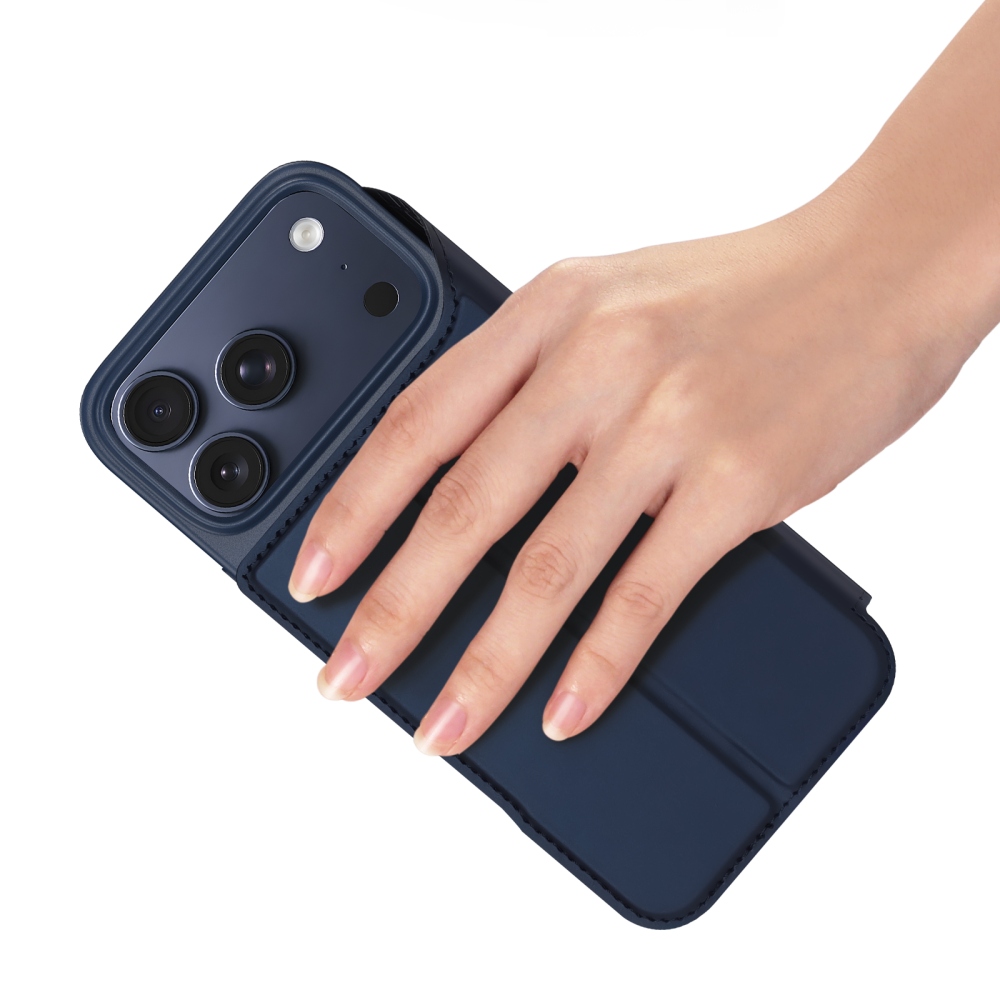 DUX knížkové pouzdro na iPhone 18 Pro Max/17 Pro Max - tmavěmodrý