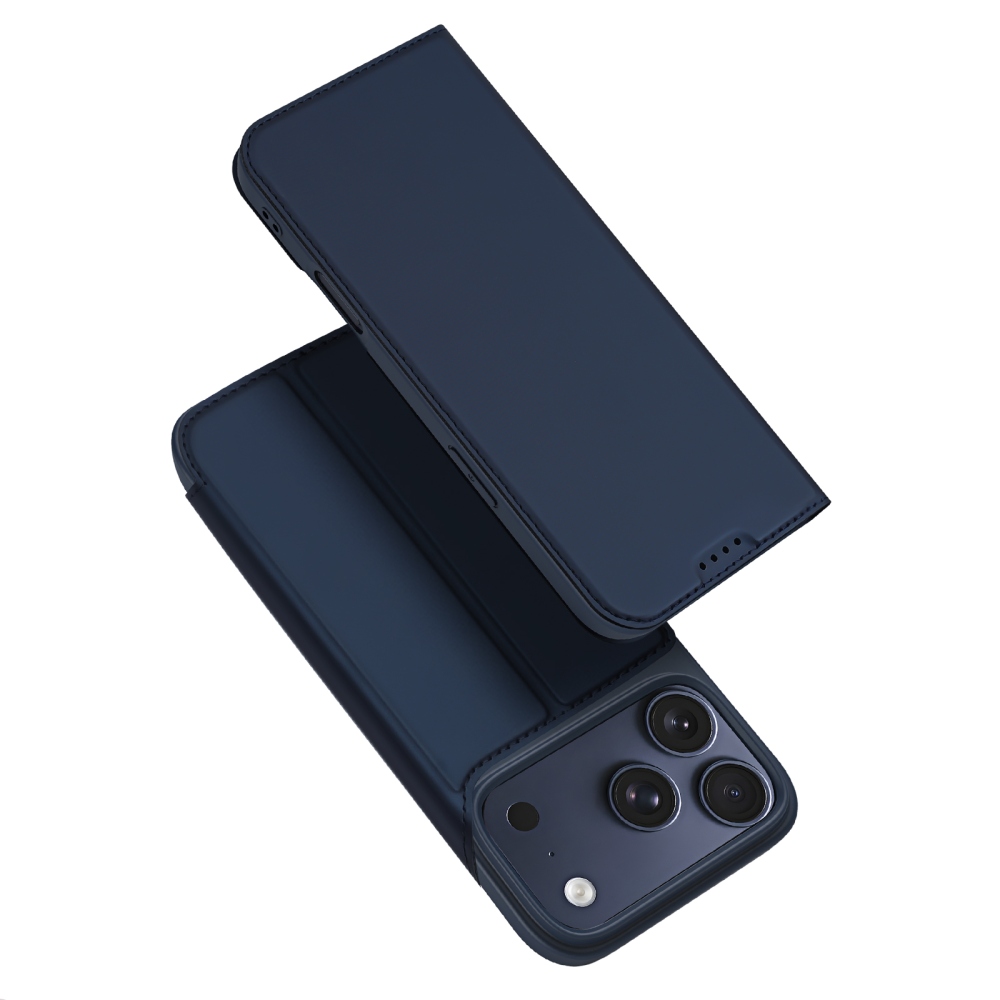 DUX knížkové pouzdro na iPhone 18 Pro Max/17 Pro Max - tmavěmodrý