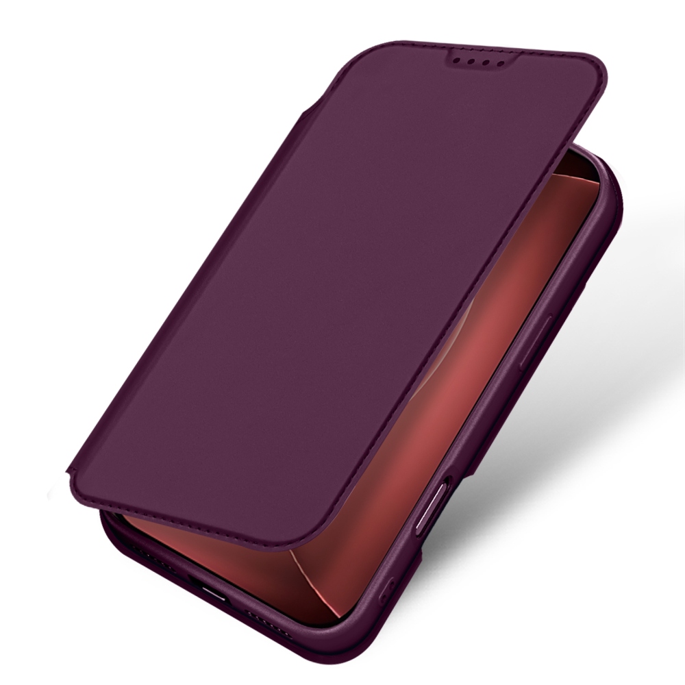 DUX knížkové pouzdro na iPhone 18 Pro Max/17 Pro Max - vínový