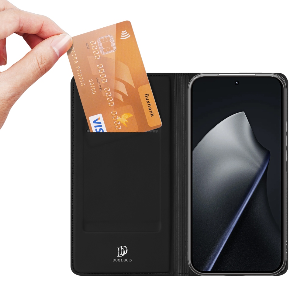 DUX knížkové pouzdro na mobil Xiaomi 17T - černé