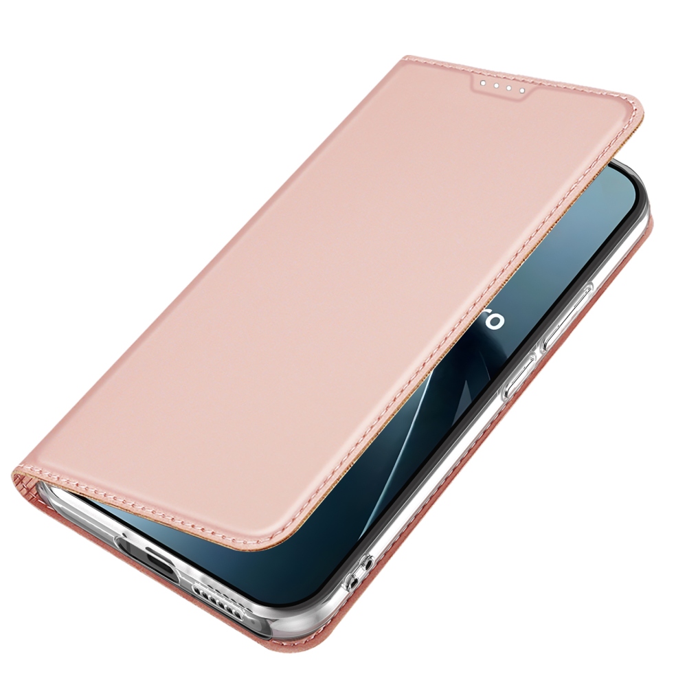 DUX knížkové pouzdro na mobil Xiaomi 17T Pro - růžovozlaté