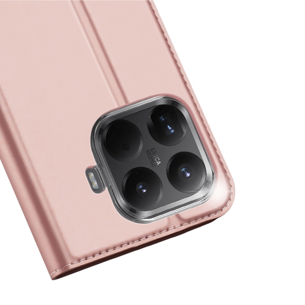 DUX knížkové pouzdro na mobil Xiaomi 17T - růžovozlaté