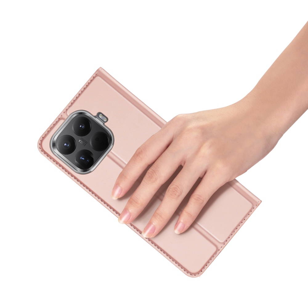 DUX knížkové pouzdro na mobil Xiaomi 17T - růžovozlaté