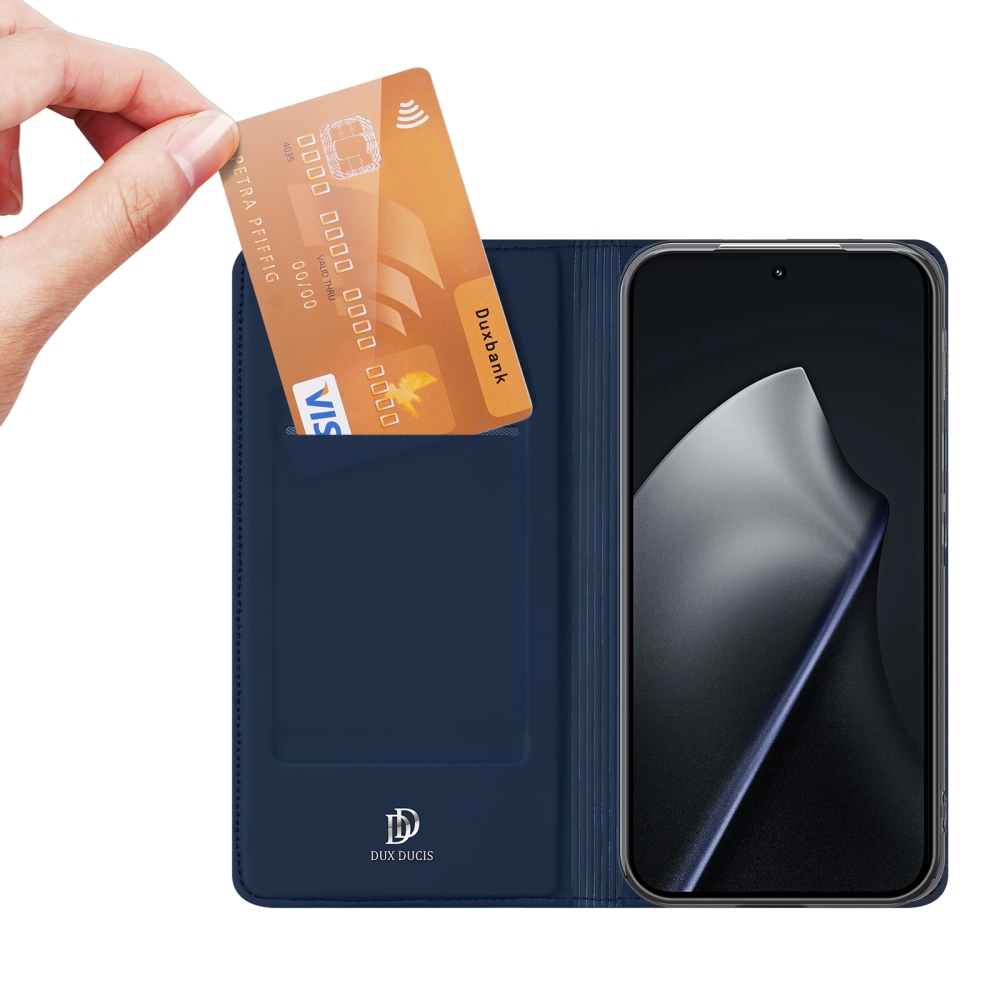 DUX knížkové pouzdro na mobil Xiaomi 17T - tmavěmodré