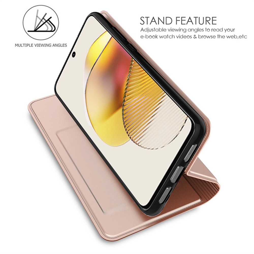 DUX knížkové pouzdro na Motorola Signature 5G - růžovozlaté