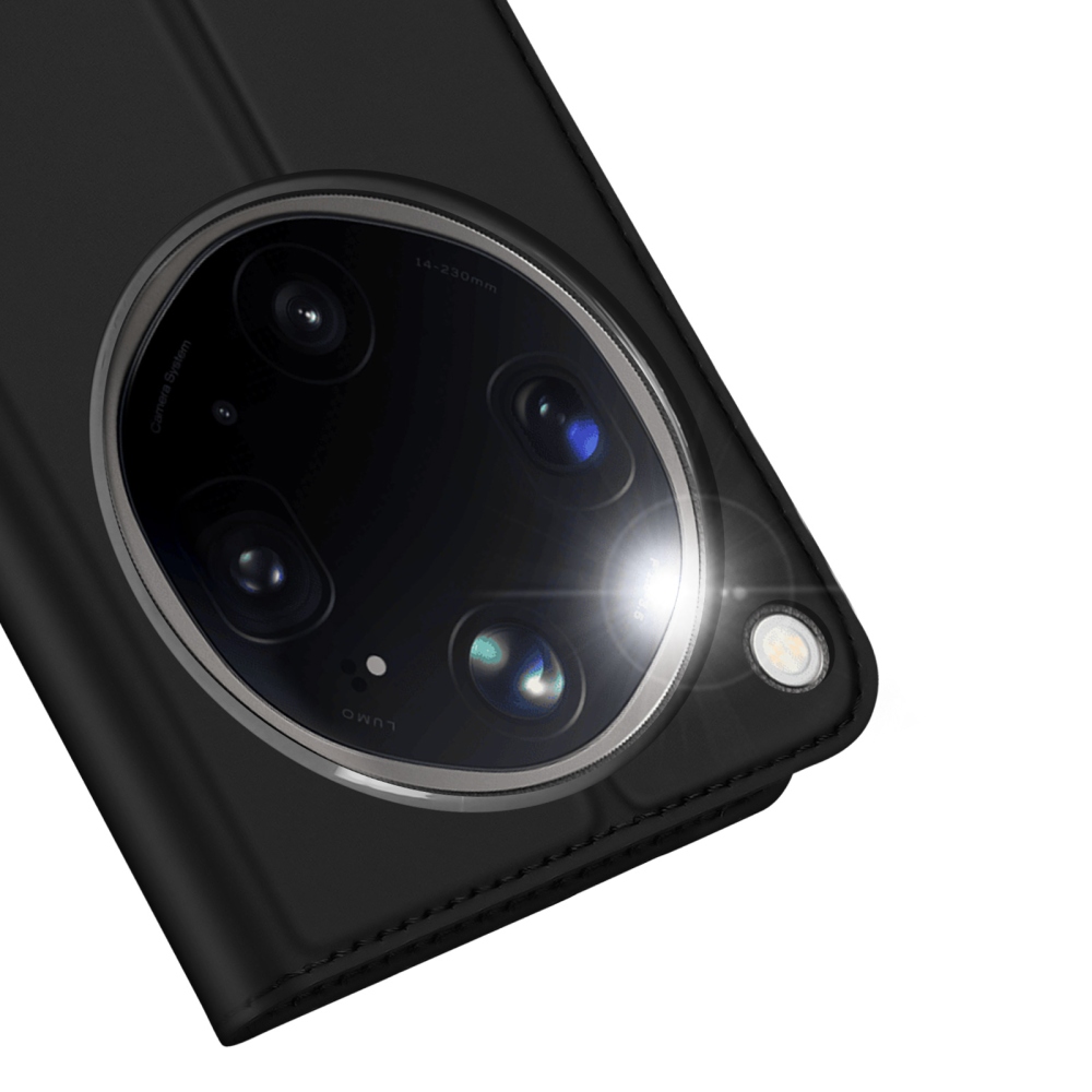 DUX knížkové pouzdro na Oppo Find X9 Ultra 5G - černé