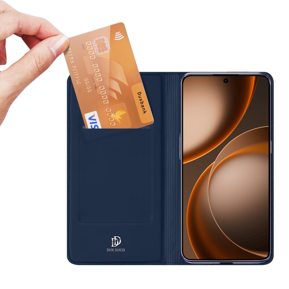 DUX knížkové pouzdro na Oppo Find X9 Ultra 5G - tmavěmodré
