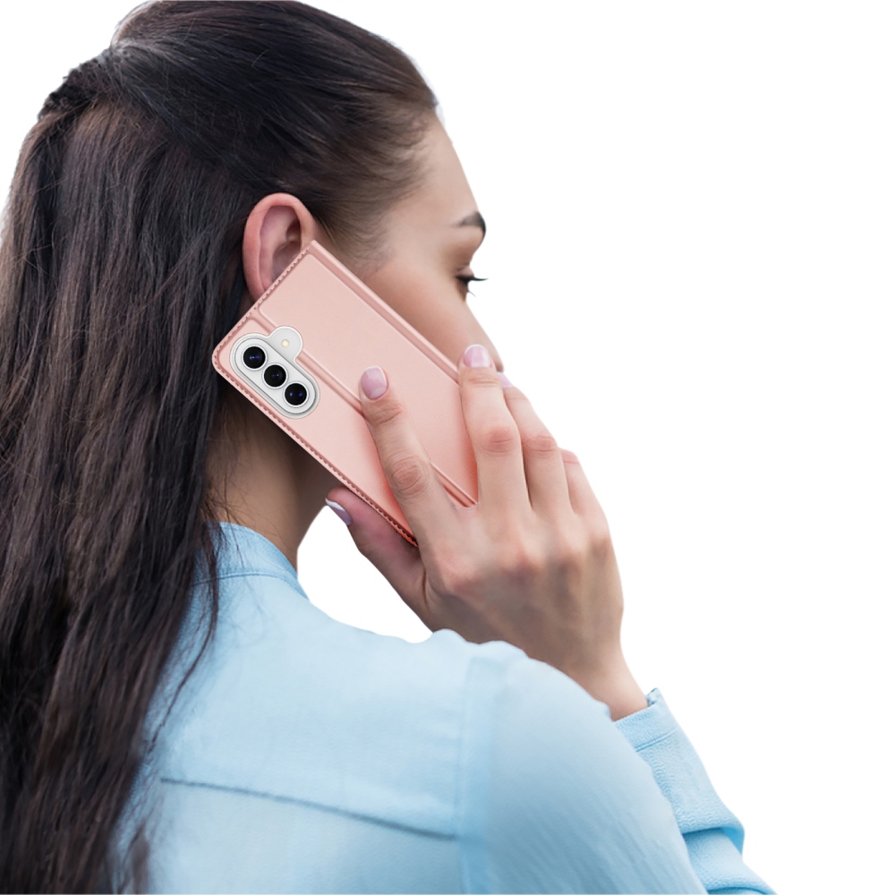 DUX knížkové pouzdro na Samsung Galaxy A37 5G - růžovozlaté