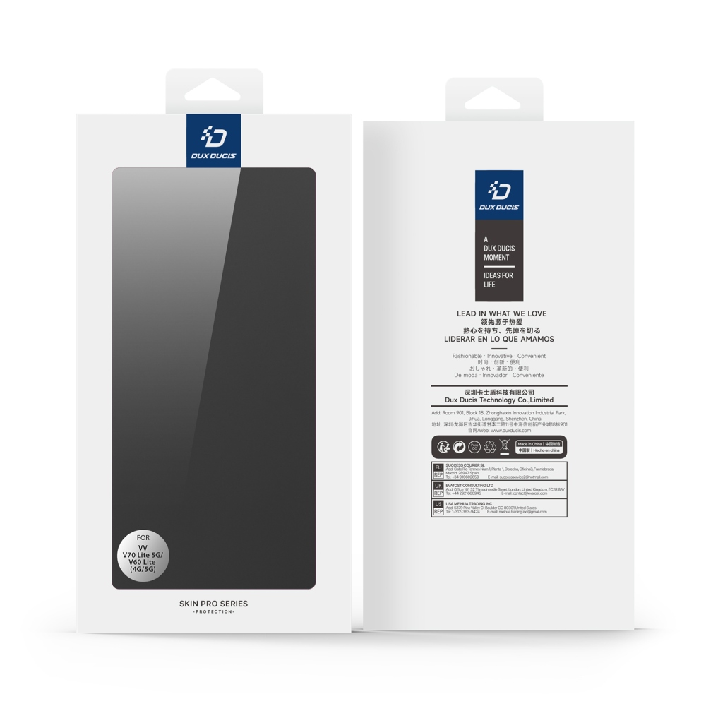 DUX knížkové pouzdro na Vivo V70 Lite 5G - černé