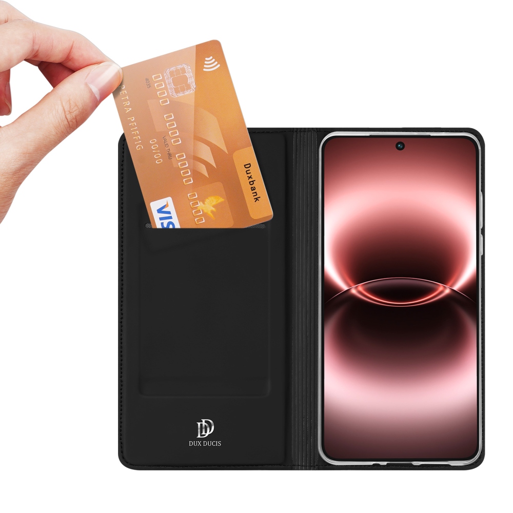 DUX knížkové pouzdro na Vivo X300 Ultra 5G - černé