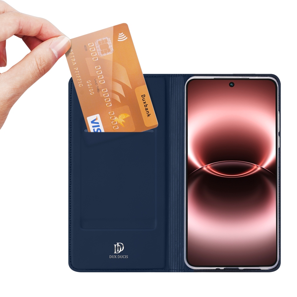 DUX knížkové pouzdro na Vivo X300 Ultra 5G - tmavěmodré