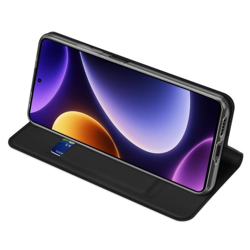 DUX knížkové pouzdro na Xiaomi Poco F5 - černé